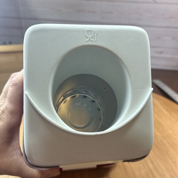 Hot Air Popcorn Maker Machine Mini Popper Nostalgia 50's Style Red & White - Picture 3 of 6